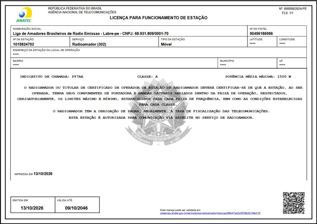 Licenca Py7aa